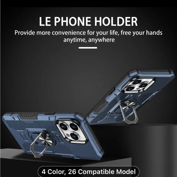 Apple iPhone Phone Case Magnetic 360* Rotating Ringstand Unisex Army Green - Picture 6 of 6